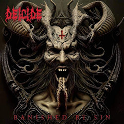Das Bild zeigt das Albumcover von Deicide - Banished By Sin